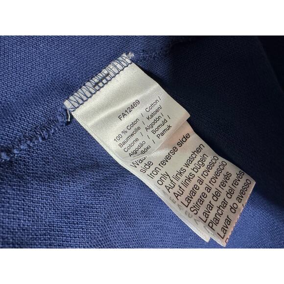 Lacoste Slim Fit Navy Blue Polo Large Logo Medium - Picture 3 of 5